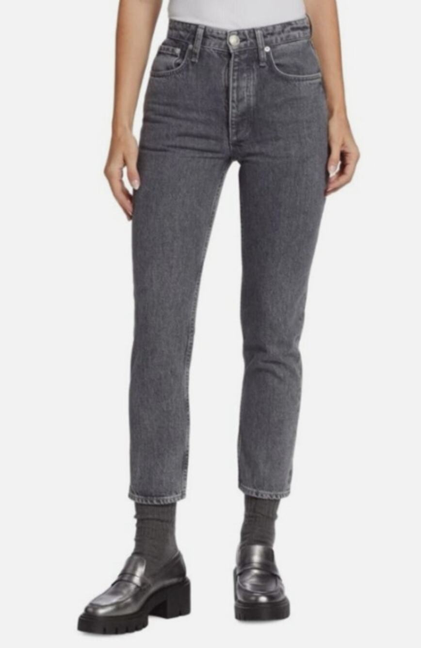 rag & bone Nina High-Rise Ankle Cigarette Jeans Size 27